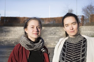 Prova på halling med Agnes och Klara