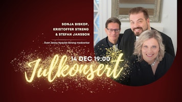 Julkonsert med trion Biskop-Streng-Jansson