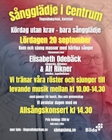 Sångglädje i centrum