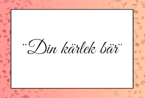 Körhelg: ”Din kärlek bär”
