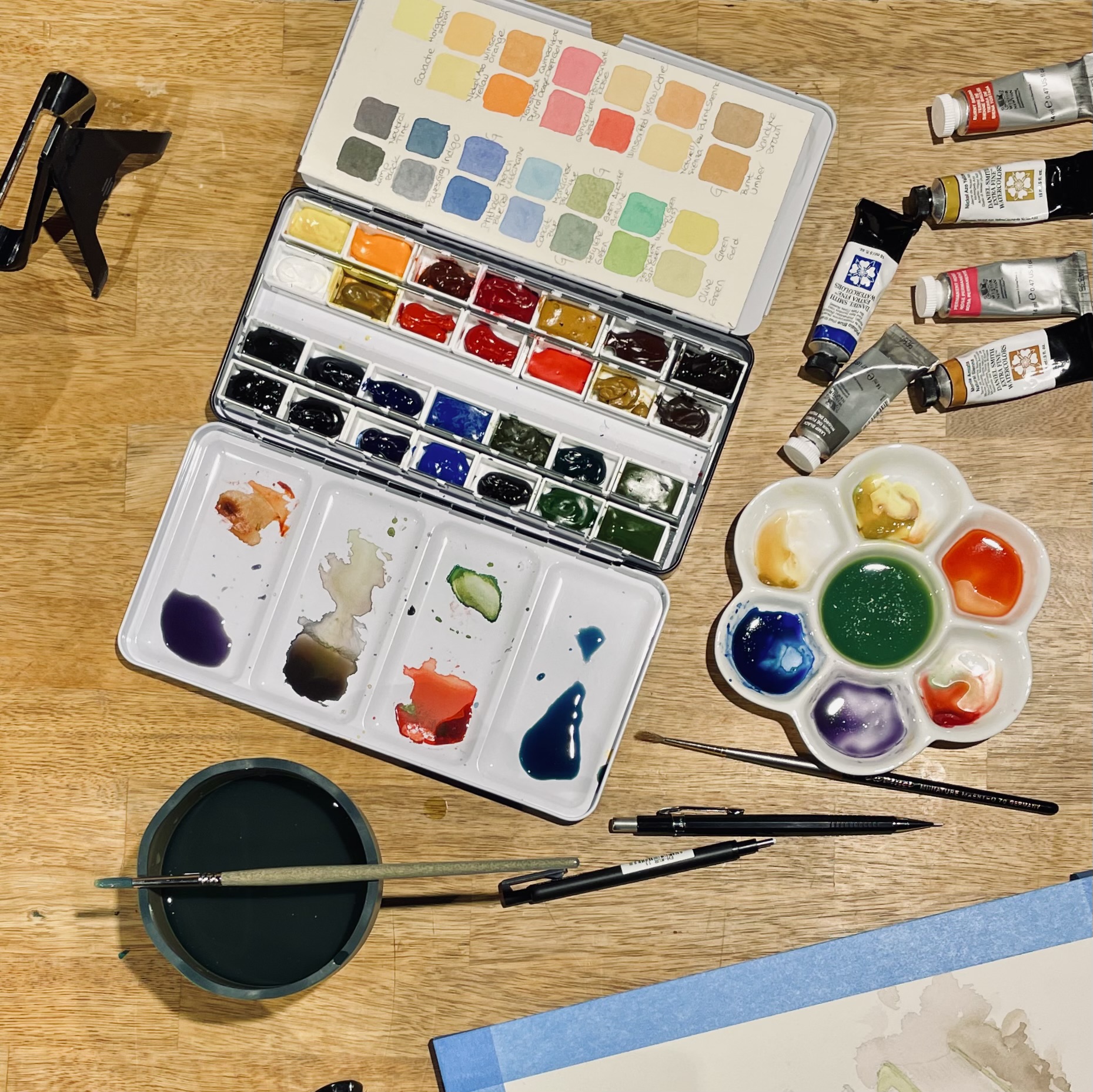 Grundkurs i akvarellmåleri med Julia Stenberg