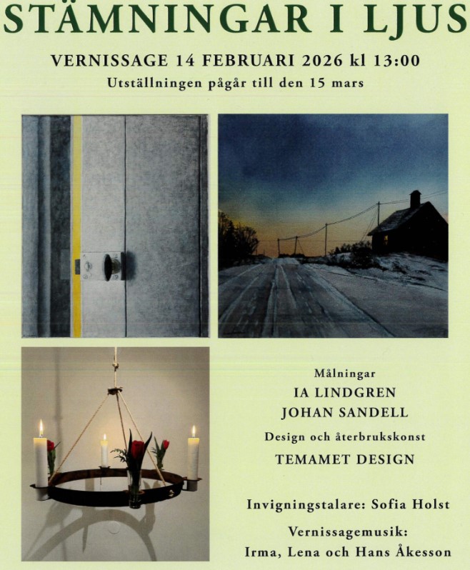 Galleri Magnifik Vernissage ”Stämningar i ljus”